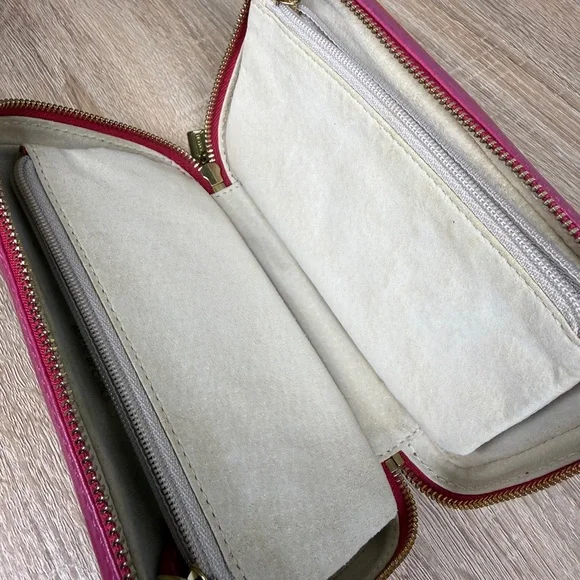 Coach 65th Anniversary Legacy Pink and Orange Wristlet Jewelry Bag - Picture 10 of 16